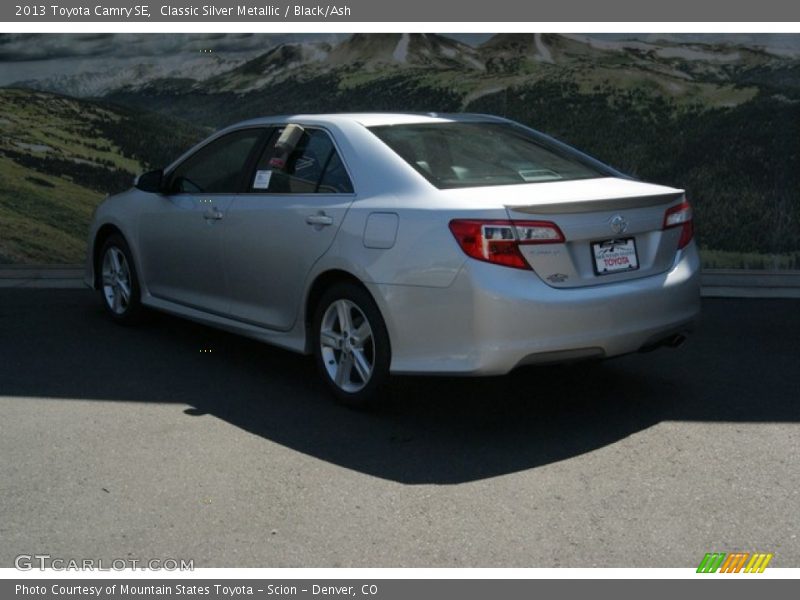 Classic Silver Metallic / Black/Ash 2013 Toyota Camry SE