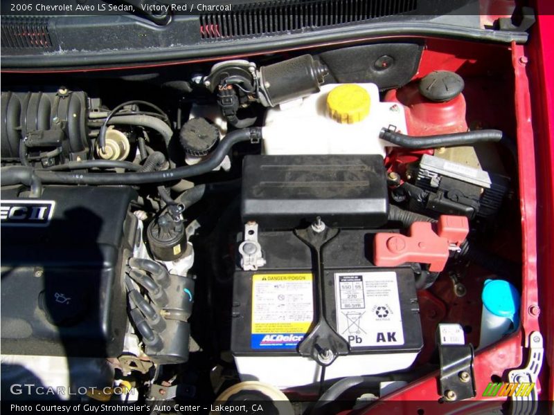 Victory Red / Charcoal 2006 Chevrolet Aveo LS Sedan