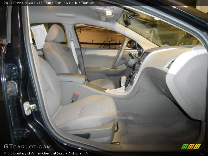 Black Granite Metallic / Titanium 2011 Chevrolet Malibu LS