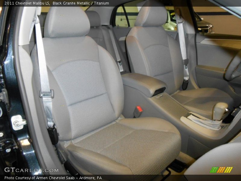 Black Granite Metallic / Titanium 2011 Chevrolet Malibu LS