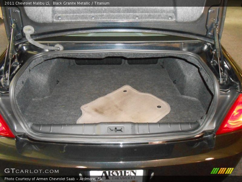 Black Granite Metallic / Titanium 2011 Chevrolet Malibu LS