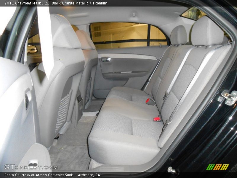 Black Granite Metallic / Titanium 2011 Chevrolet Malibu LS