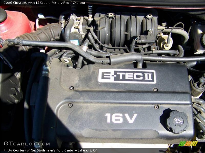 Victory Red / Charcoal 2006 Chevrolet Aveo LS Sedan