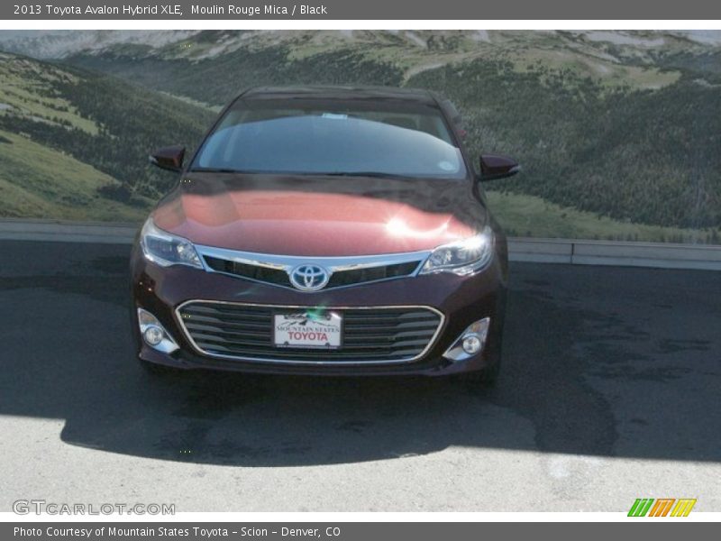 Moulin Rouge Mica / Black 2013 Toyota Avalon Hybrid XLE