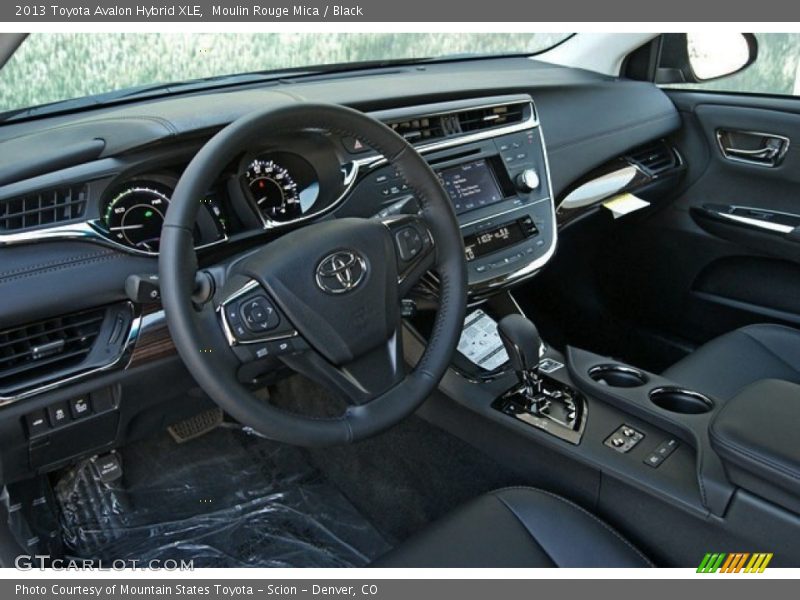 Moulin Rouge Mica / Black 2013 Toyota Avalon Hybrid XLE