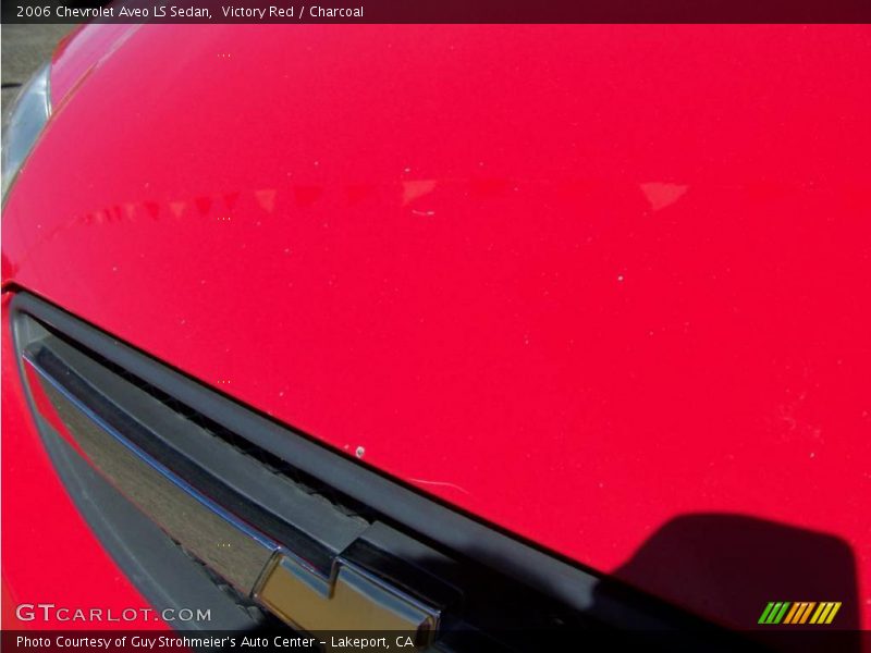 Victory Red / Charcoal 2006 Chevrolet Aveo LS Sedan