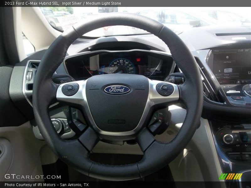 Ingot Silver / Medium Light Stone 2013 Ford C-Max Hybrid SEL