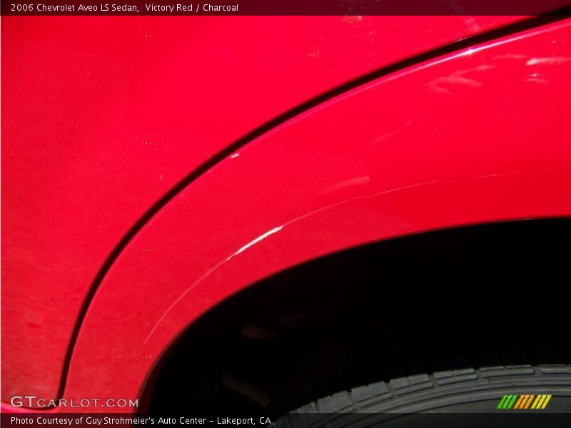 Victory Red / Charcoal 2006 Chevrolet Aveo LS Sedan