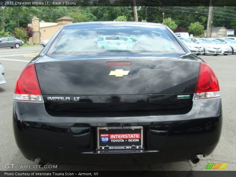Black / Ebony 2012 Chevrolet Impala LT