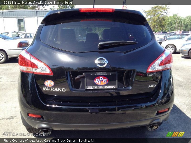 Super Black / Beige 2012 Nissan Murano S AWD