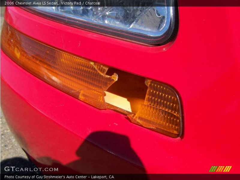 Victory Red / Charcoal 2006 Chevrolet Aveo LS Sedan