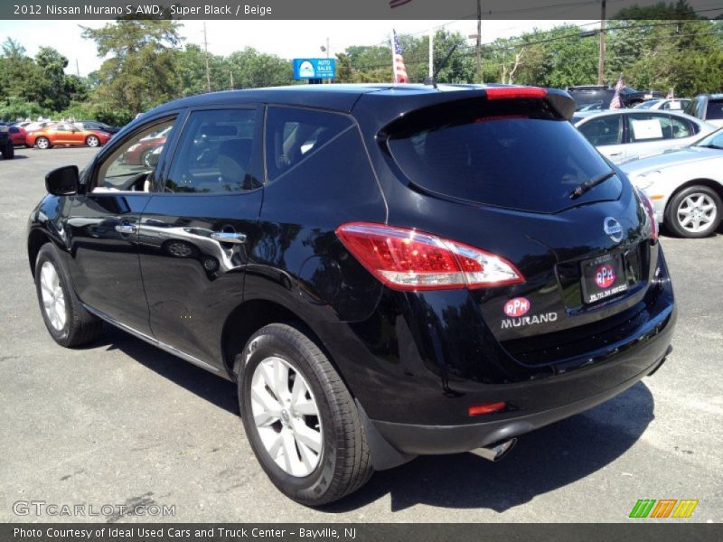 Super Black / Beige 2012 Nissan Murano S AWD