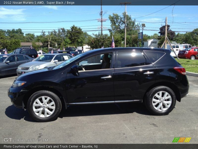 Super Black / Beige 2012 Nissan Murano S AWD