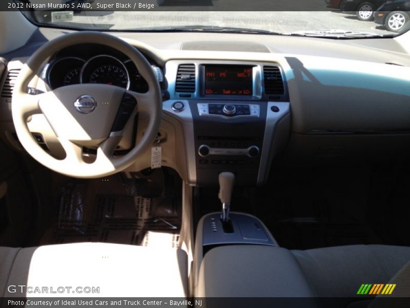 Super Black / Beige 2012 Nissan Murano S AWD