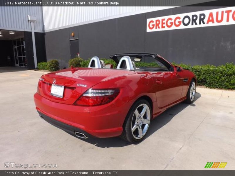 Mars Red / Sahara Beige 2012 Mercedes-Benz SLK 350 Roadster