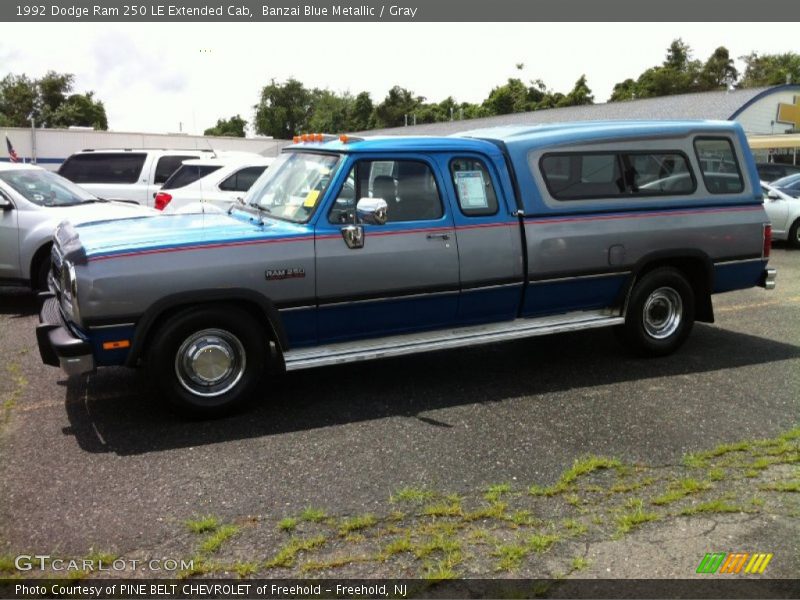  1992 Ram 250 LE Extended Cab Banzai Blue Metallic