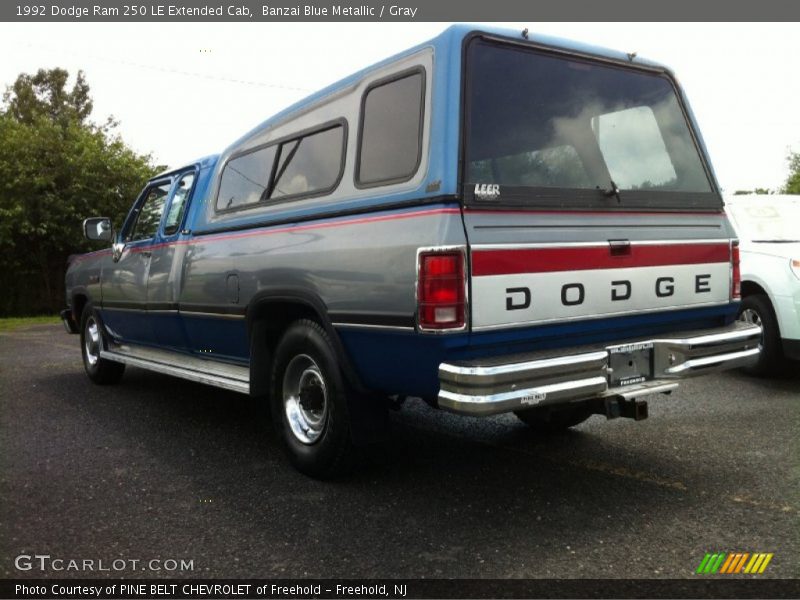  1992 Ram 250 LE Extended Cab Banzai Blue Metallic