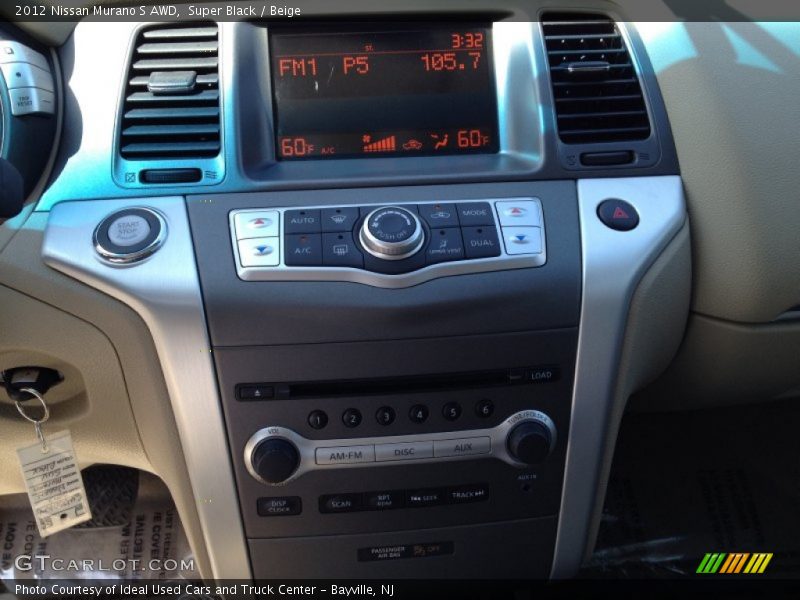 Super Black / Beige 2012 Nissan Murano S AWD