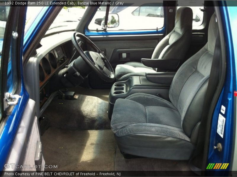 Front Seat of 1992 Ram 250 LE Extended Cab