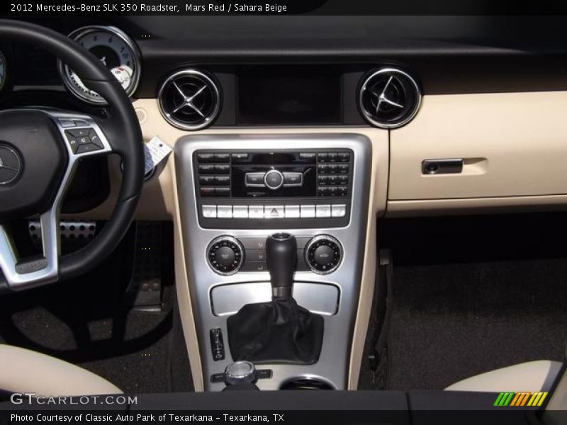 Mars Red / Sahara Beige 2012 Mercedes-Benz SLK 350 Roadster