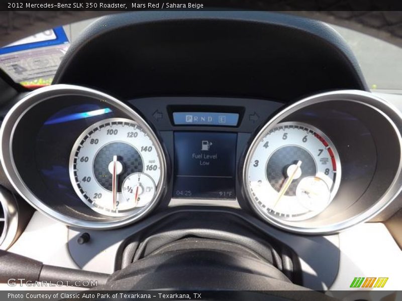 Mars Red / Sahara Beige 2012 Mercedes-Benz SLK 350 Roadster