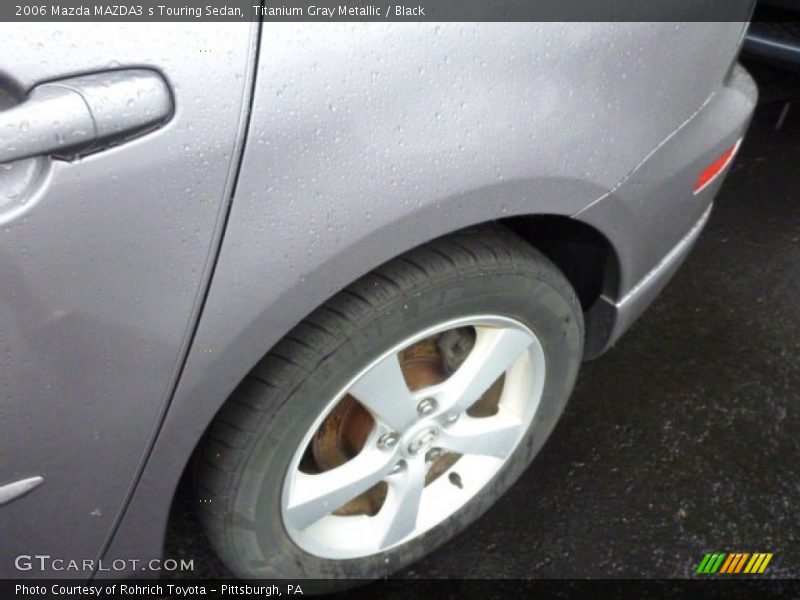 Titanium Gray Metallic / Black 2006 Mazda MAZDA3 s Touring Sedan