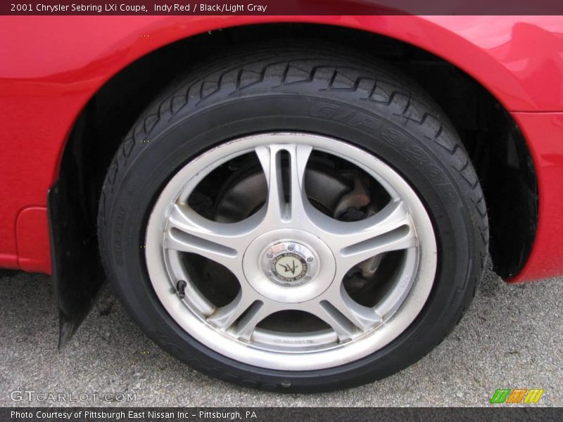 Indy Red / Black/Light Gray 2001 Chrysler Sebring LXi Coupe