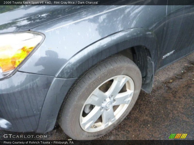 Flint Gray Mica / Dark Charcoal 2006 Toyota RAV4 Sport V6 4WD