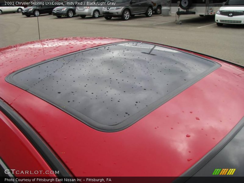 Indy Red / Black/Light Gray 2001 Chrysler Sebring LXi Coupe