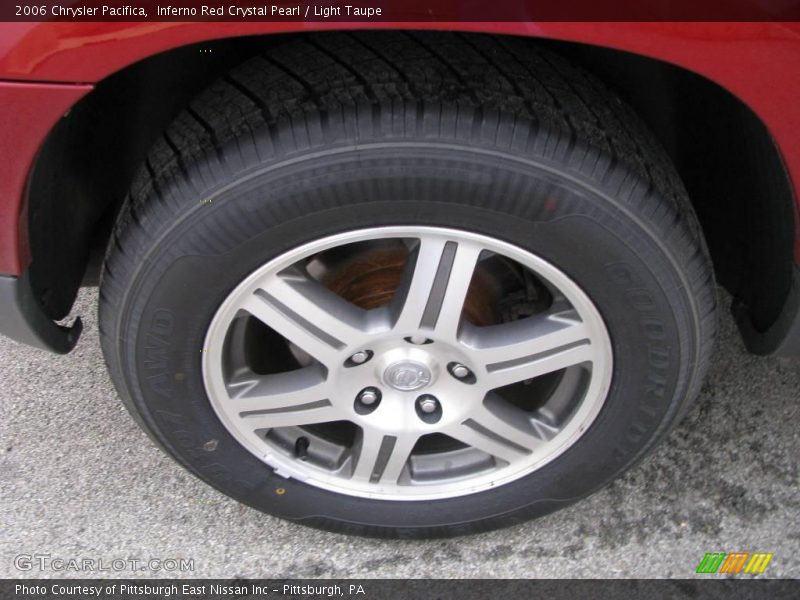 Inferno Red Crystal Pearl / Light Taupe 2006 Chrysler Pacifica