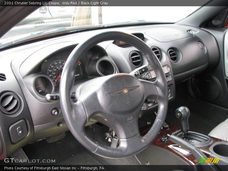 Indy Red / Black/Light Gray 2001 Chrysler Sebring LXi Coupe