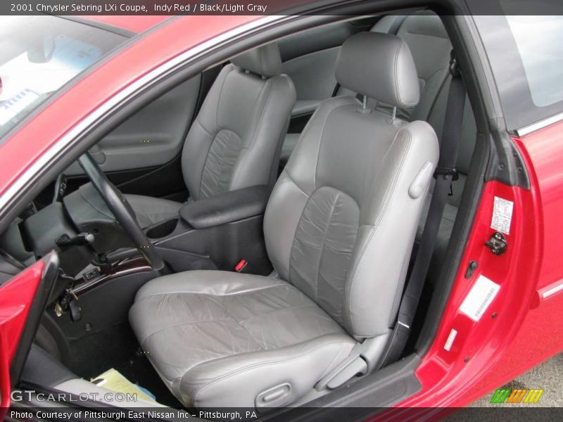 Indy Red / Black/Light Gray 2001 Chrysler Sebring LXi Coupe
