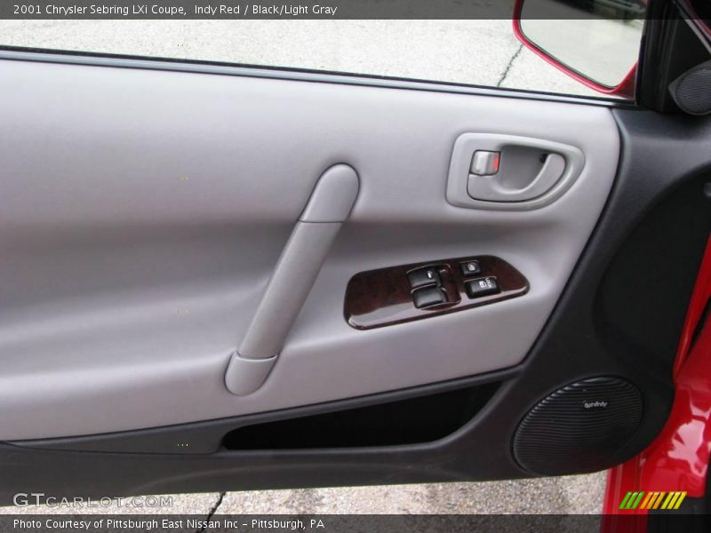 Indy Red / Black/Light Gray 2001 Chrysler Sebring LXi Coupe