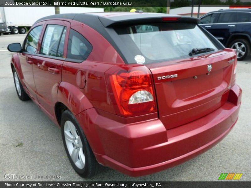 Inferno Red Crystal Pearl / Dark Slate Gray 2010 Dodge Caliber SXT
