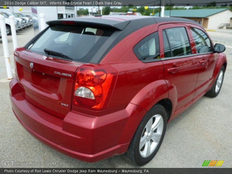 Inferno Red Crystal Pearl / Dark Slate Gray 2010 Dodge Caliber SXT