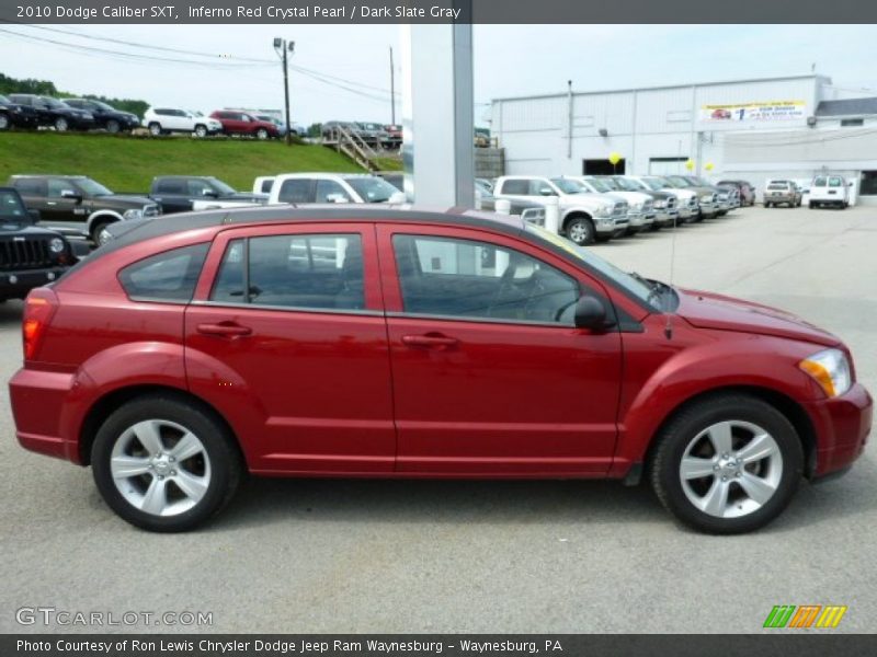 Inferno Red Crystal Pearl / Dark Slate Gray 2010 Dodge Caliber SXT
