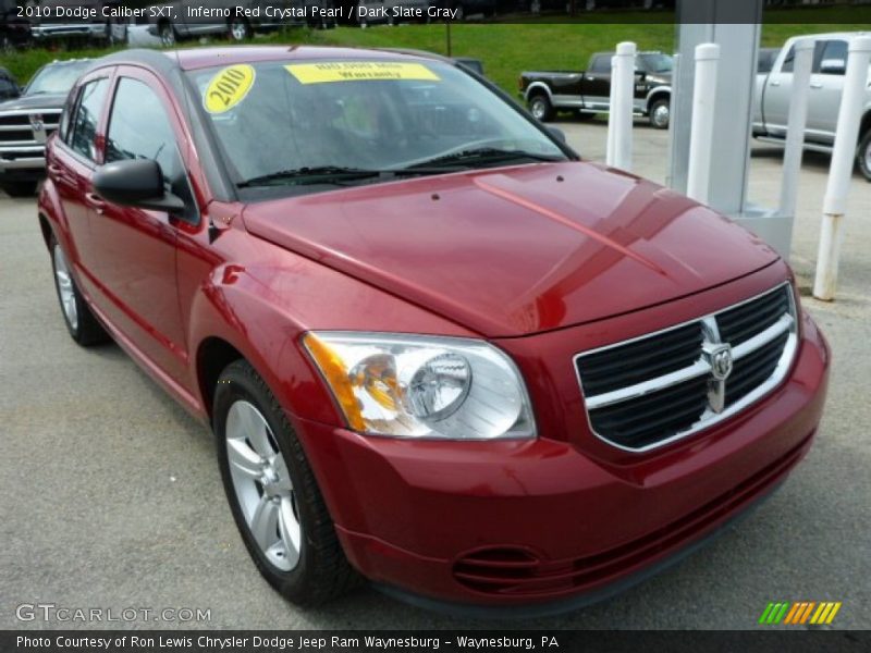 Inferno Red Crystal Pearl / Dark Slate Gray 2010 Dodge Caliber SXT