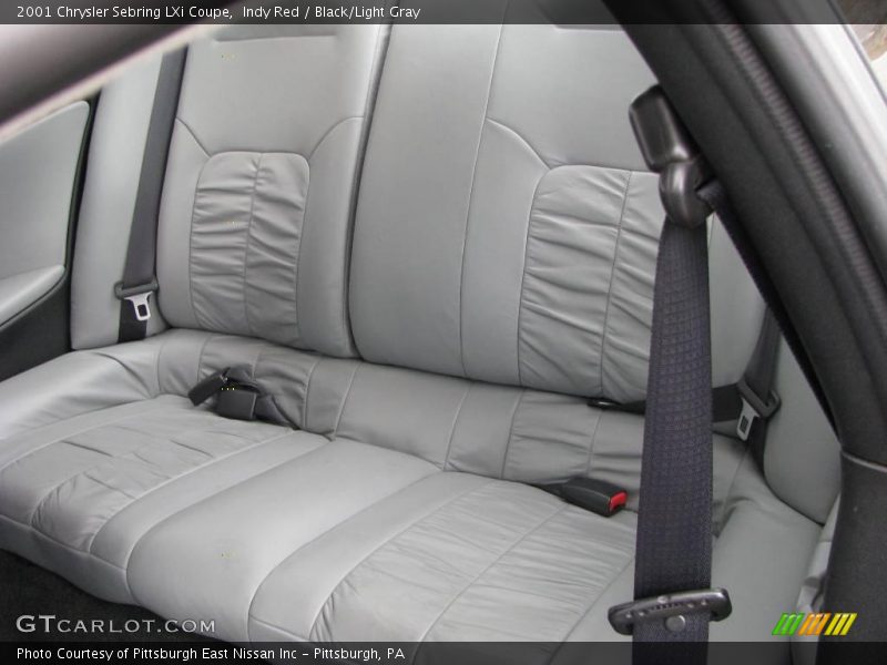 Indy Red / Black/Light Gray 2001 Chrysler Sebring LXi Coupe