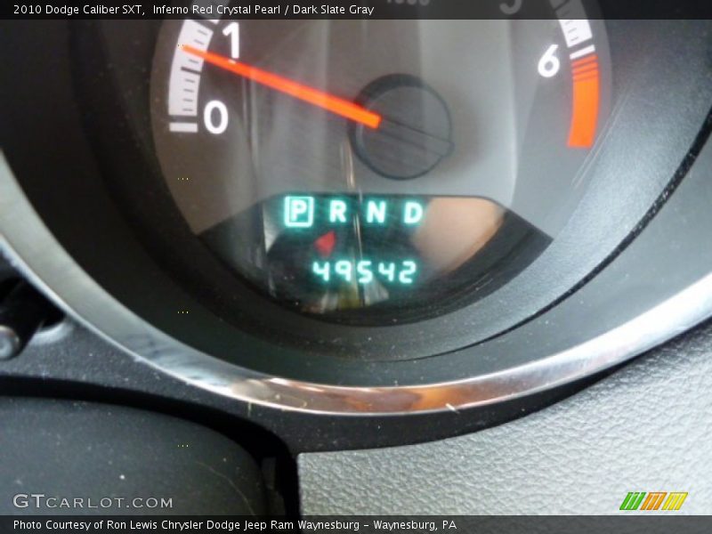 Inferno Red Crystal Pearl / Dark Slate Gray 2010 Dodge Caliber SXT