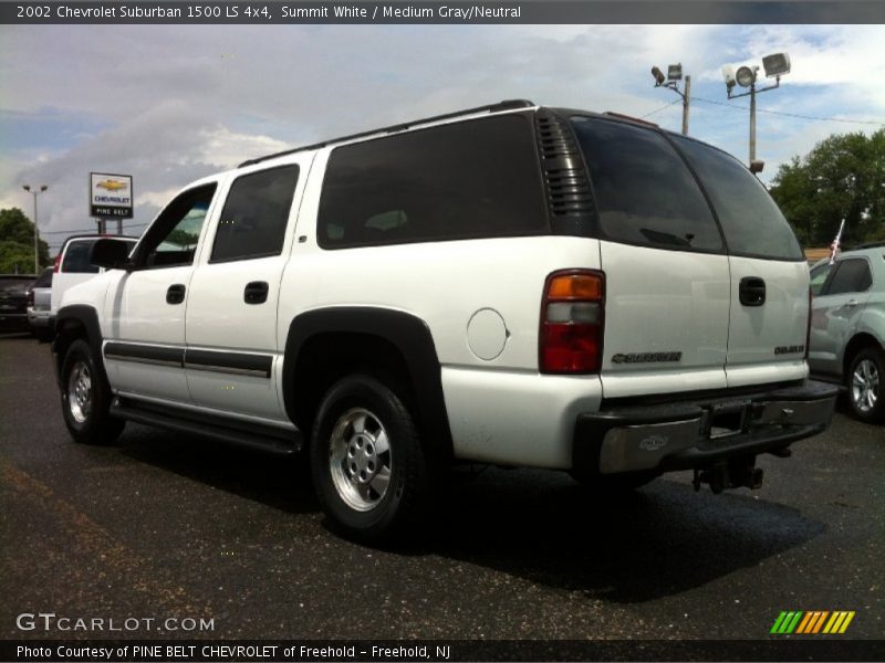 Summit White / Medium Gray/Neutral 2002 Chevrolet Suburban 1500 LS 4x4