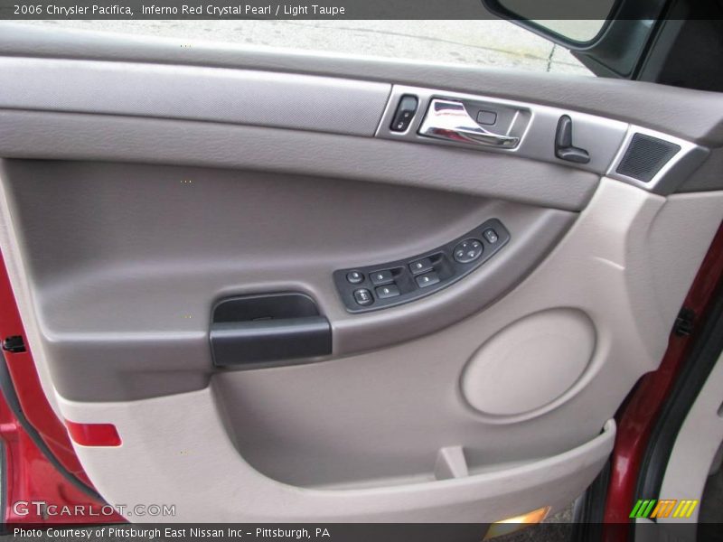 Inferno Red Crystal Pearl / Light Taupe 2006 Chrysler Pacifica