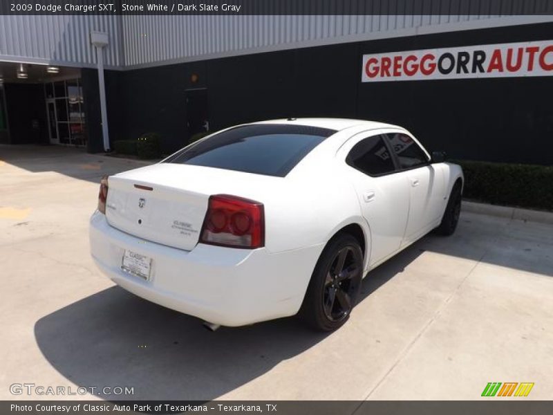 Stone White / Dark Slate Gray 2009 Dodge Charger SXT