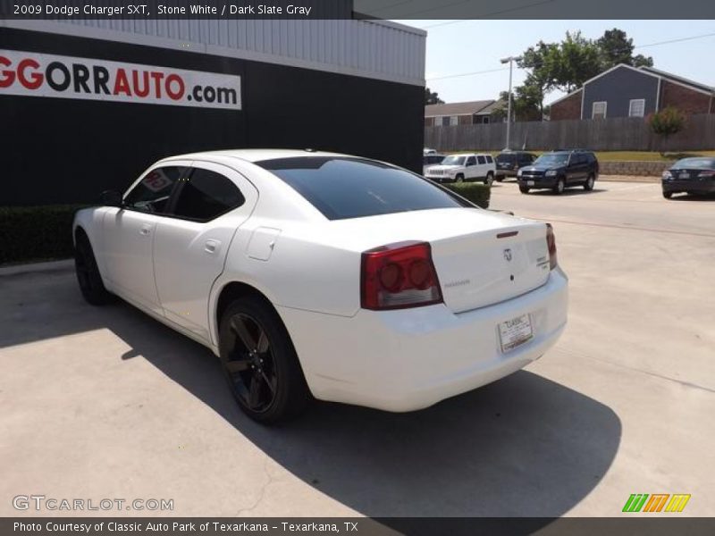 Stone White / Dark Slate Gray 2009 Dodge Charger SXT