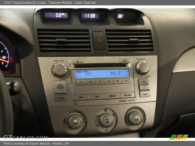 Titanium Metallic / Dark Charcoal 2007 Toyota Solara SE Coupe