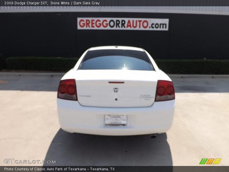 Stone White / Dark Slate Gray 2009 Dodge Charger SXT