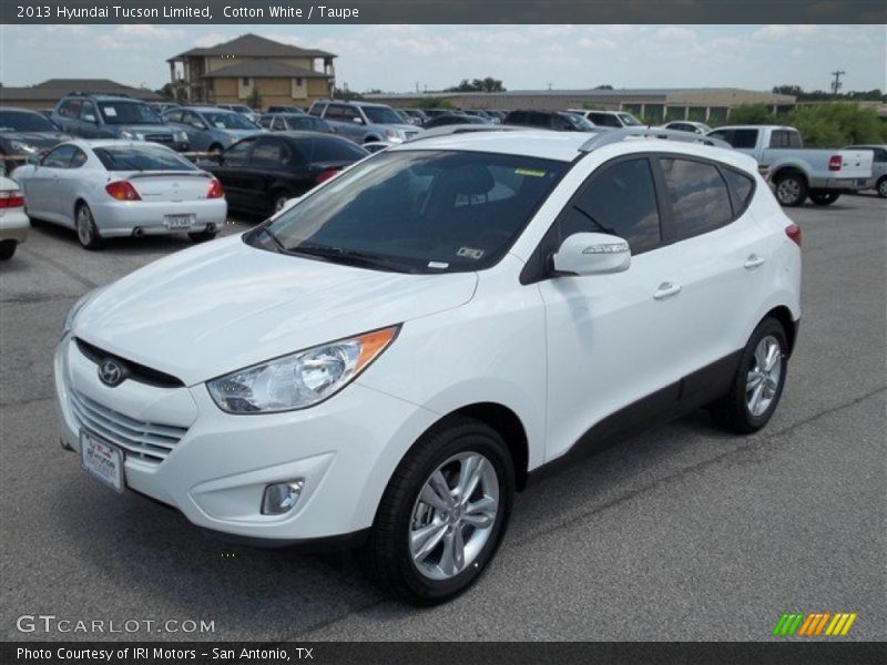 Cotton White / Taupe 2013 Hyundai Tucson Limited