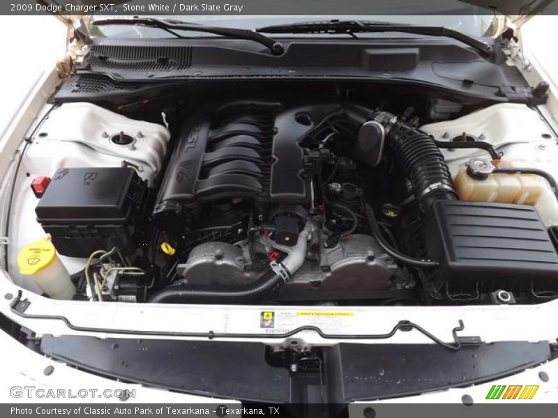 Stone White / Dark Slate Gray 2009 Dodge Charger SXT