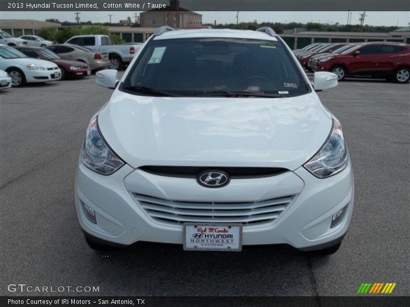 Cotton White / Taupe 2013 Hyundai Tucson Limited