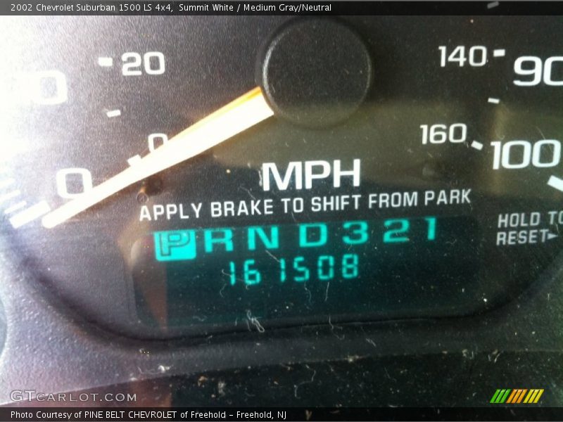 Summit White / Medium Gray/Neutral 2002 Chevrolet Suburban 1500 LS 4x4