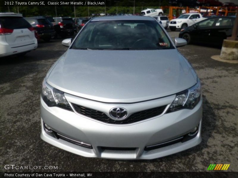 Classic Silver Metallic / Black/Ash 2012 Toyota Camry SE